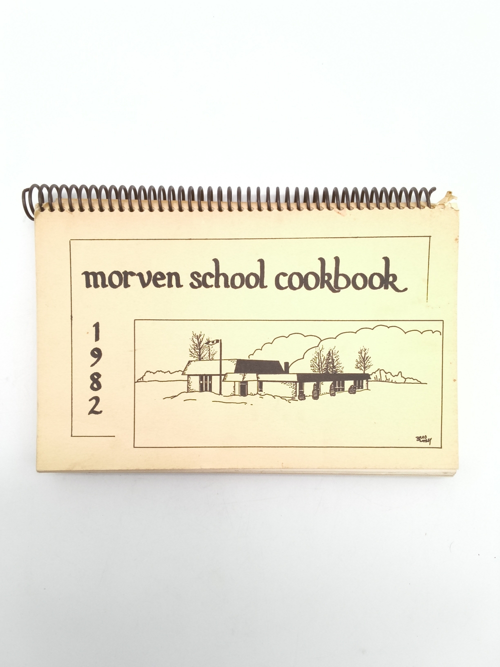 Vintage 1982 Morven School Cookbook - Spiral Bound Retro Community Recipes